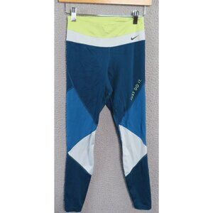 Nike Dri Fit Just Do It Leggings‎ Womens Small Multicolor Activewear